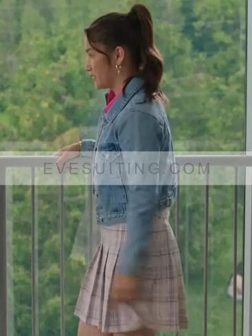 13 The Musical Lucy Hallman Denim Blue Jacket