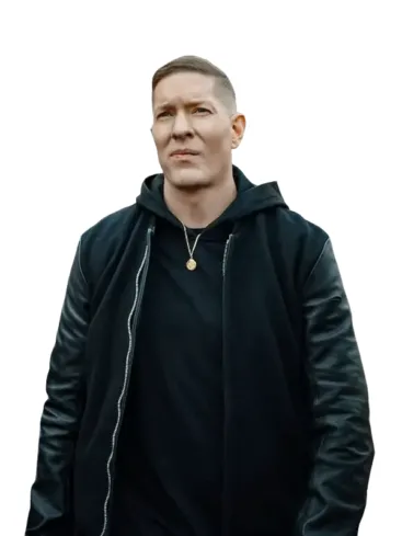 Joseph Sikora Power Book IV Tommy Egan Black Wool Bomber Jacket